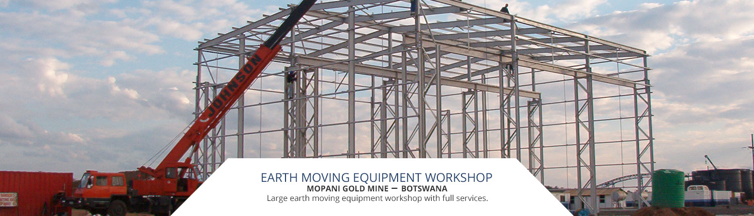 Large earth moving equipment workshop with full services